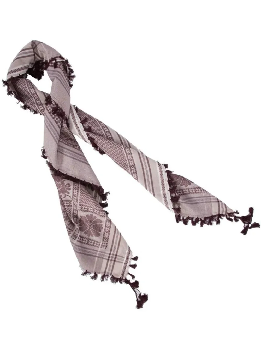 Cotton Tactical Desert Shemagh Keffiyeh Scarf for Men - Versatile Head & Neck